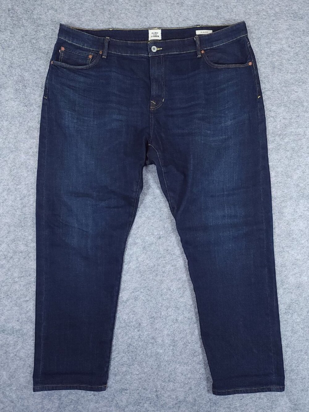 Flint and Tinder Selvedge Jeans 40x30 (Fits 42x30) Dark Wash Straight Slim Fit